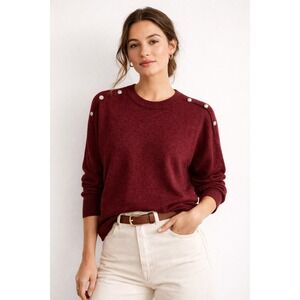 Vero Moda Pullover Sweater Women Small Burgundy NWT